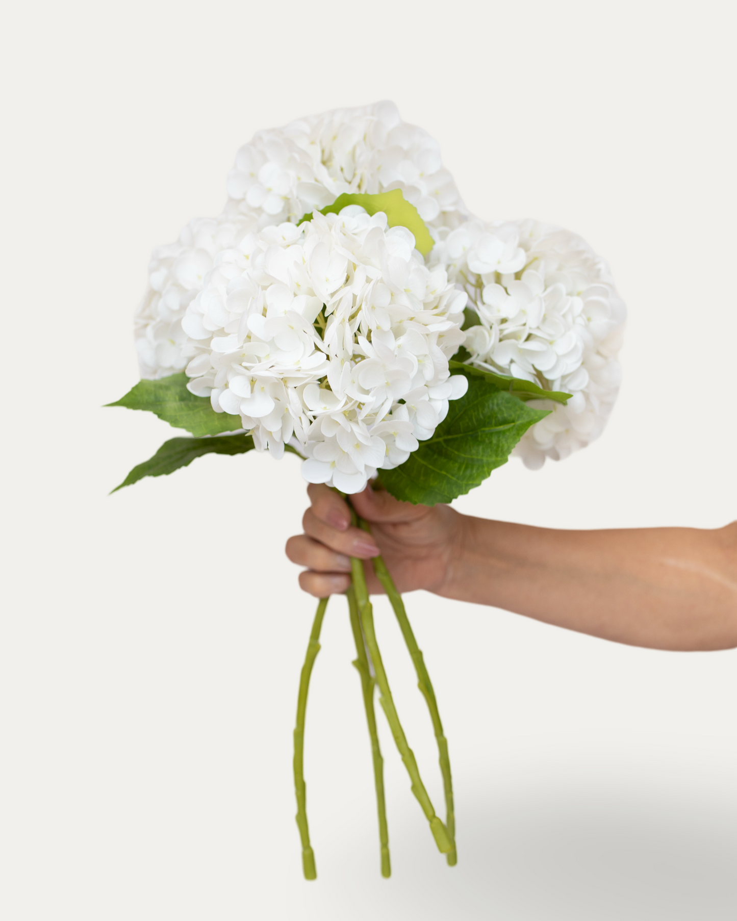 White Hydrangea -Artificial Real Touch