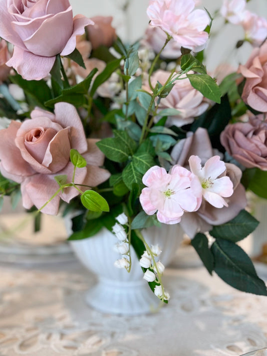 Blush Wild Geranium -Artificial Silk Flower
