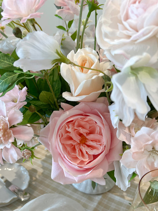 James Peach Sweetheart Rose -Artificial Real Touch