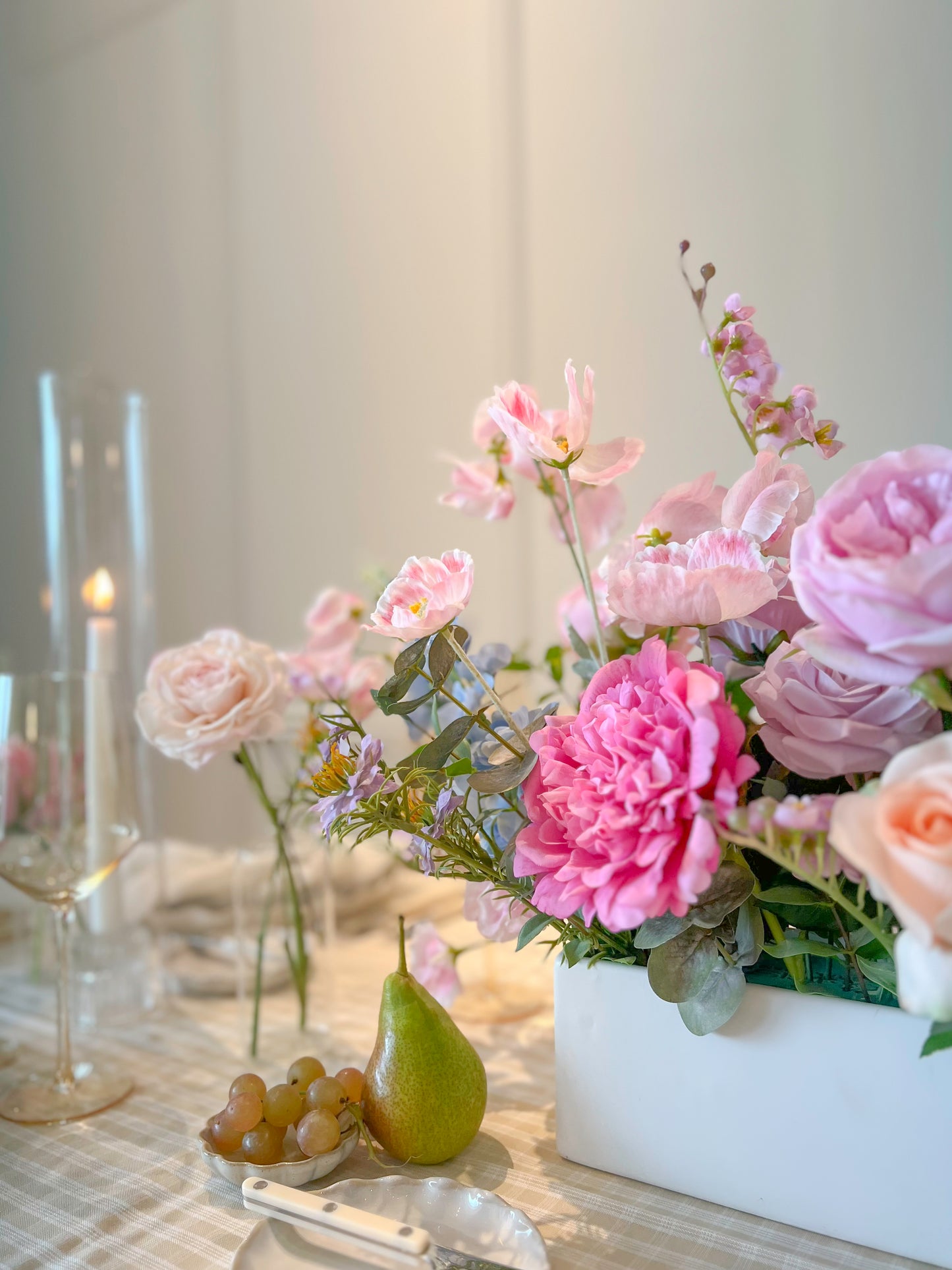 Purple Haze Roses -Artificial Silk Flower