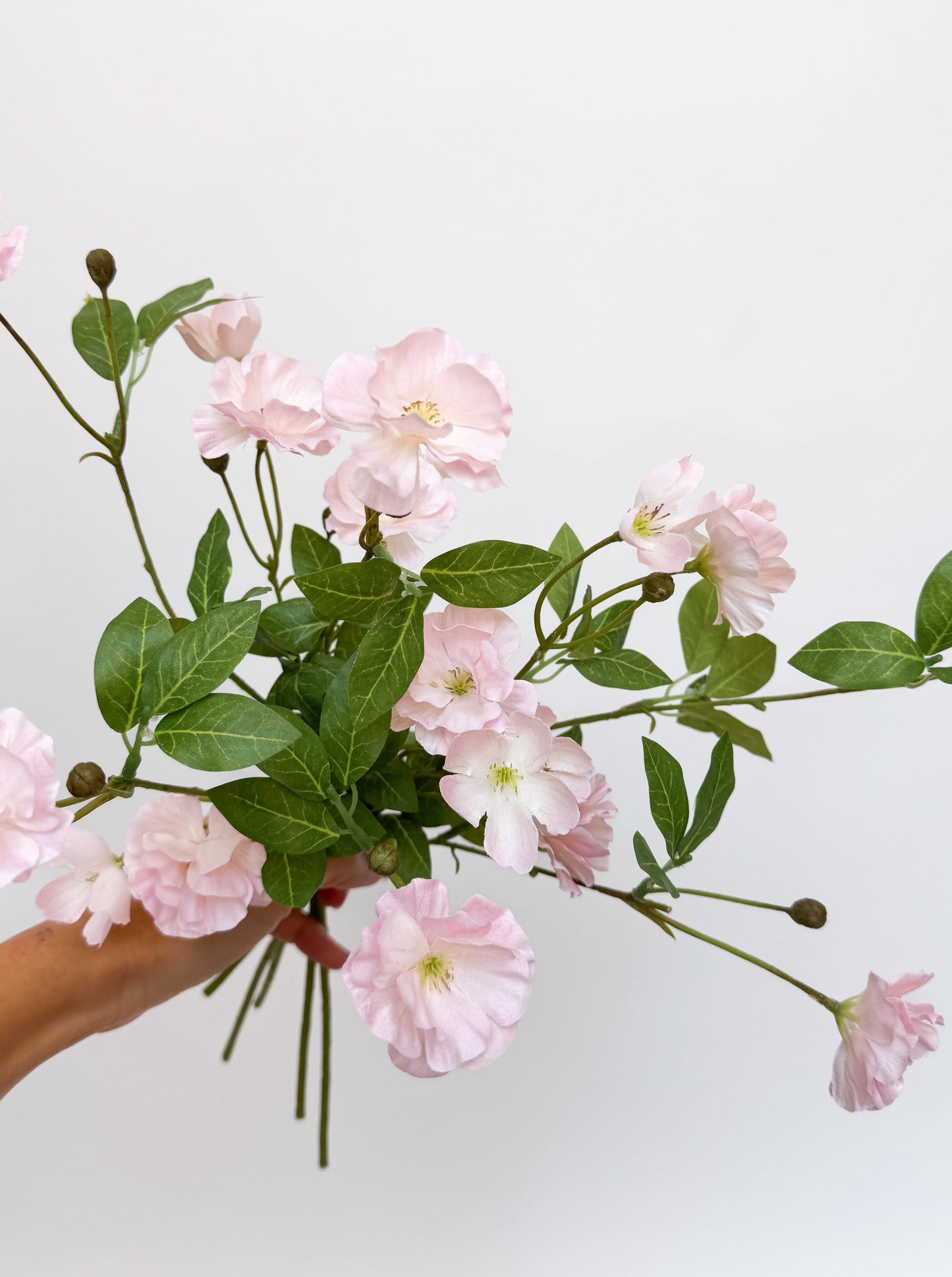 Blush Wild Geranium -Artificial Silk Flower