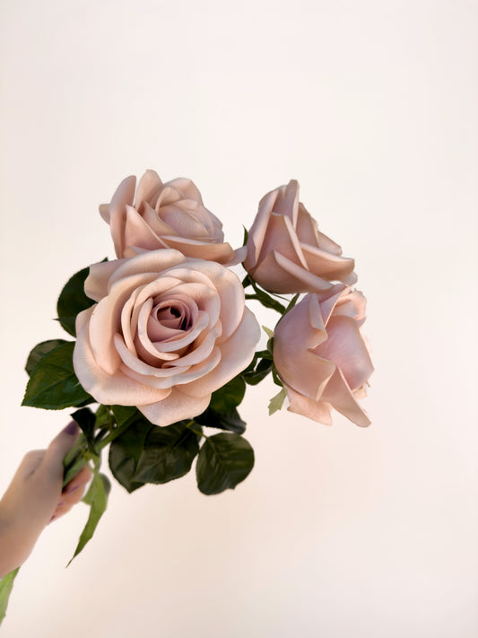 Quicksand Rose -Artificial Real Touch