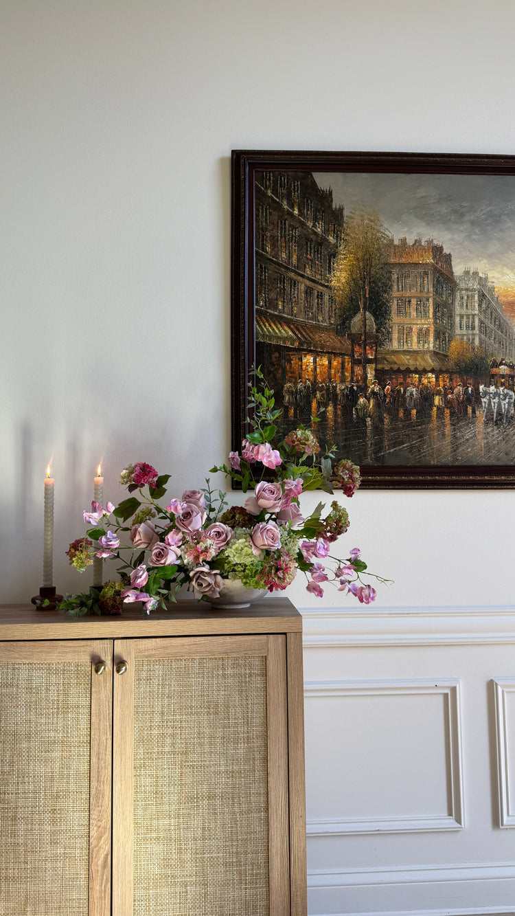 The Romantic Mauve Centerpiece