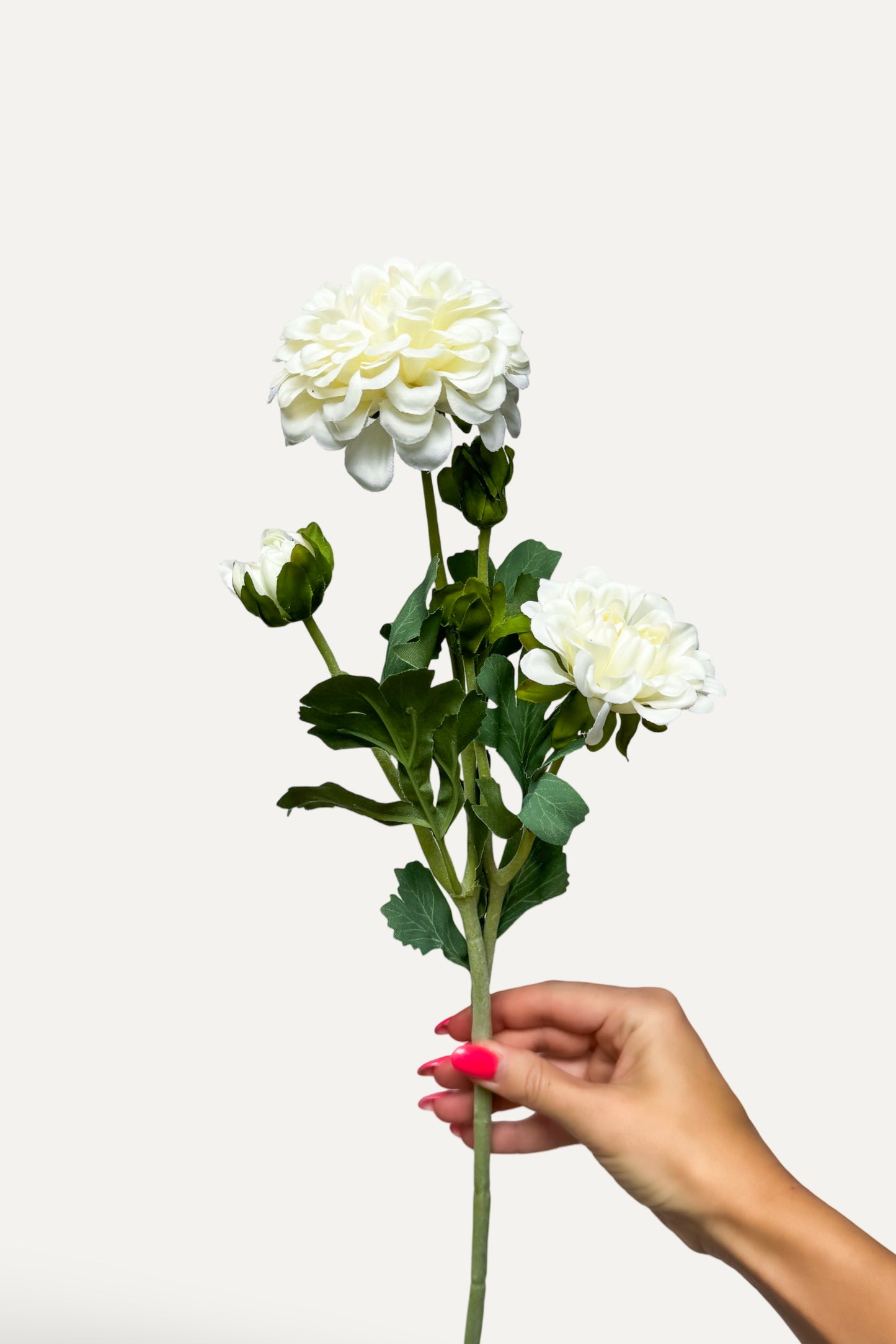 White Dahlia – Artificial Real Touch