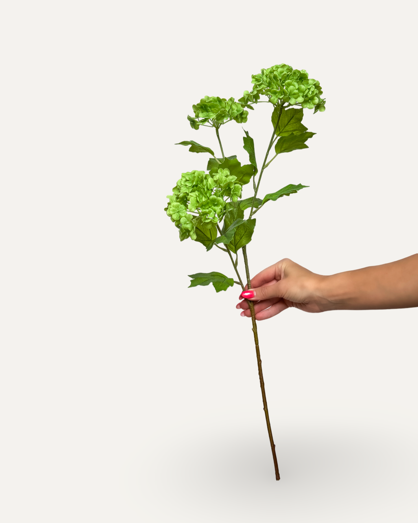 Green Snowball Hydrangea -Artificial Real Touch