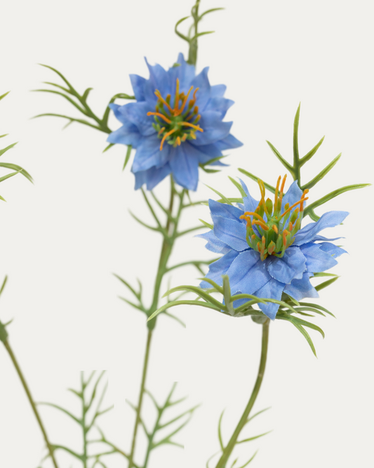 Blue Nigella -Artificial Real Touch Flower