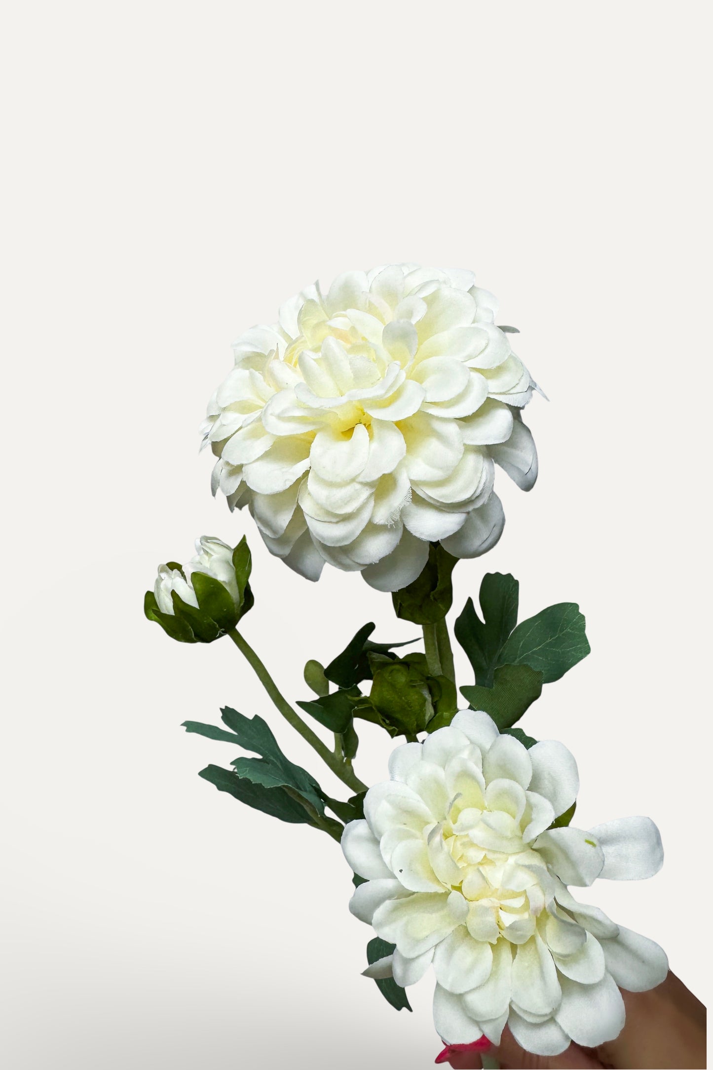 White Dahlia – Artificial Real Touch