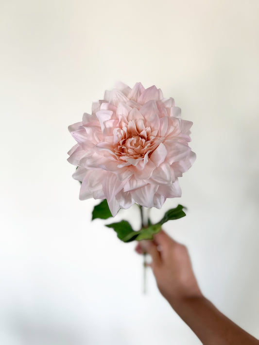 Cafe au Lait Dahlia-Artificial Real Touch Flower