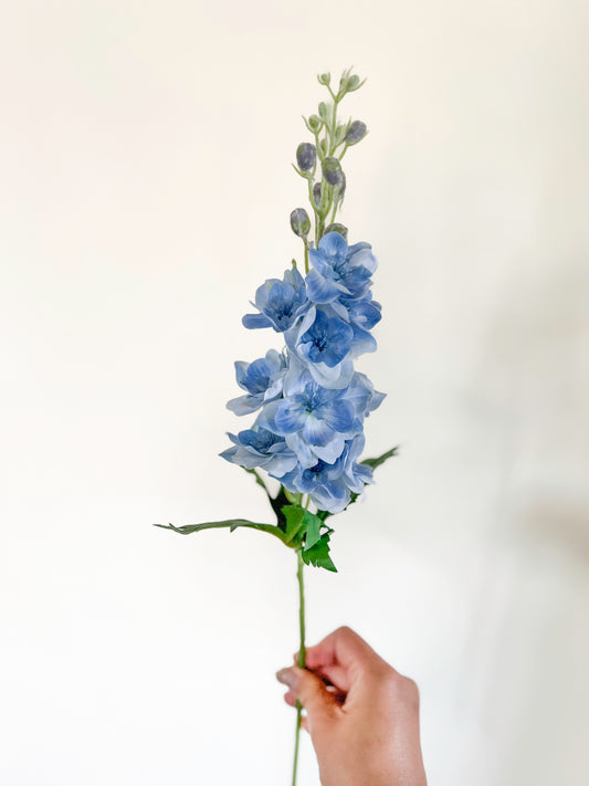 Blue Delphinium -Artificial Real Touch