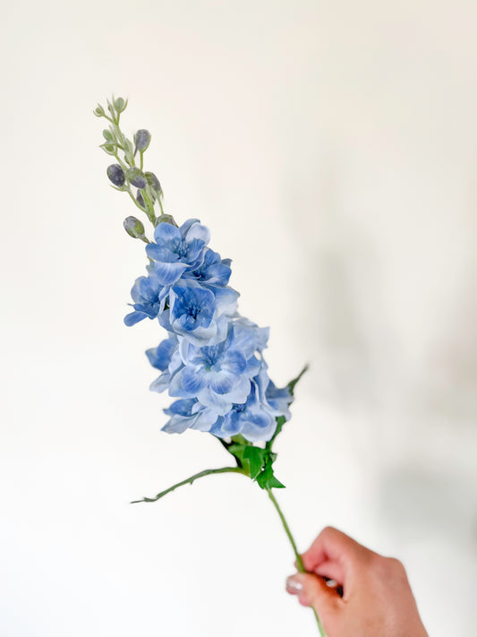 Blue Delphinium -Artificial Real Touch