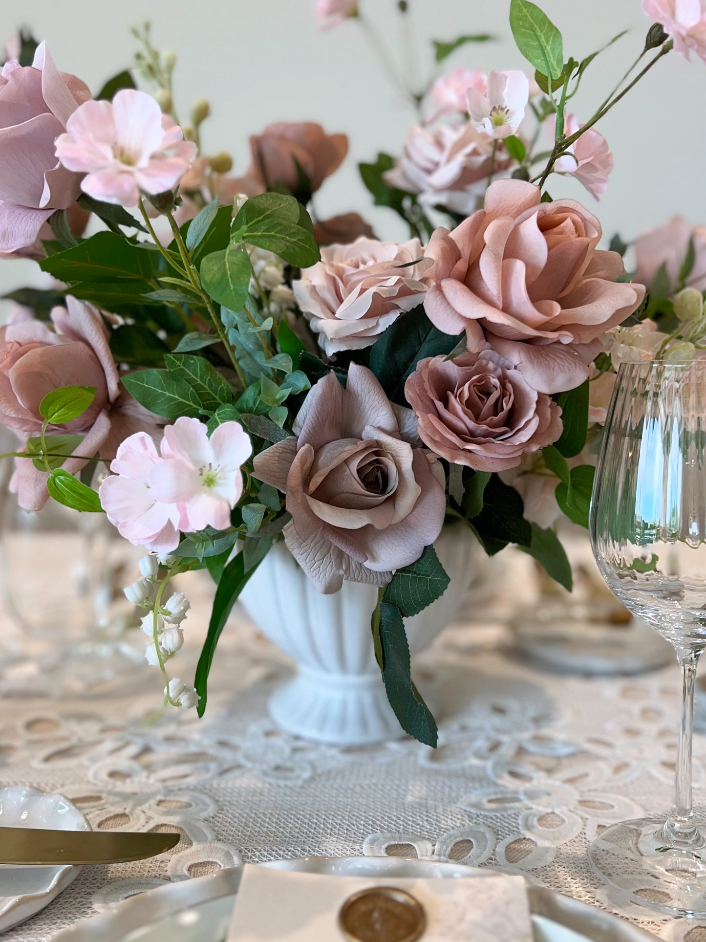Mocca Rose -Artificial Real Touch