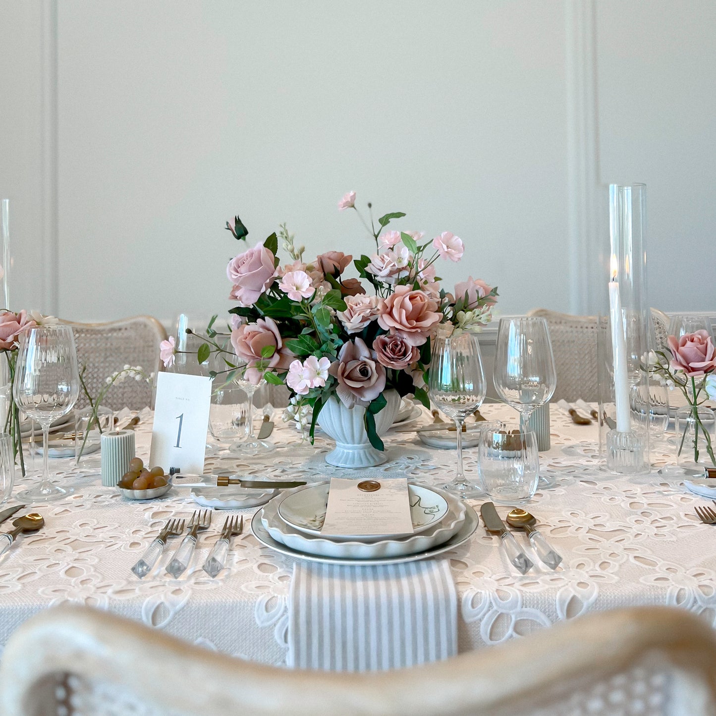 Cappuccino Rose -Artificial Real Touch