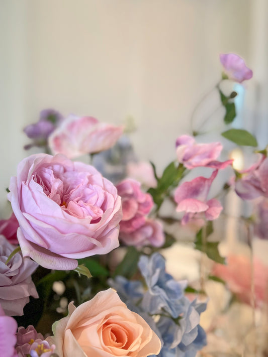 Mauve Sweetpea -Artificial Real Touch