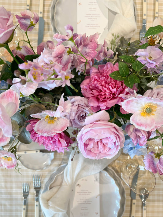 Purple Haze Roses -Artificial Silk Flower