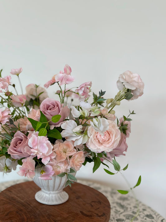 Blush Italian Cloony Ranunculus -Artificial Real Touch