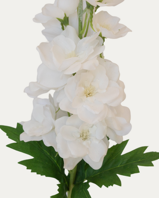 White Delphinium -Artificial Real Touch