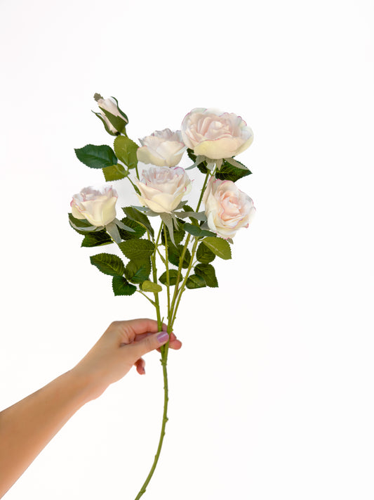 Blush Celestial Spray Rose -Artificial Real Touch