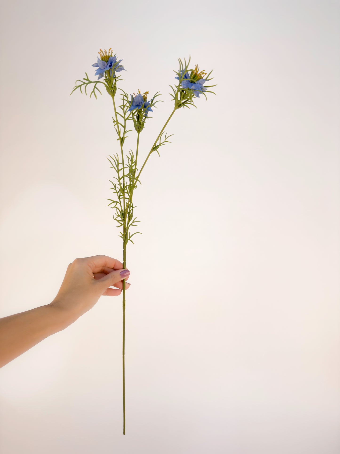 Blue Nigella -Artificial Real Touch Flower