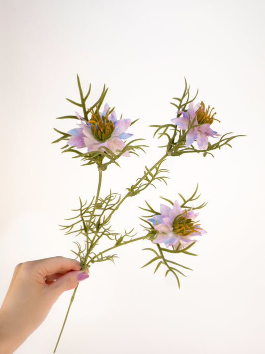 Lavender Nigella -Artificial Real Touch Flower
