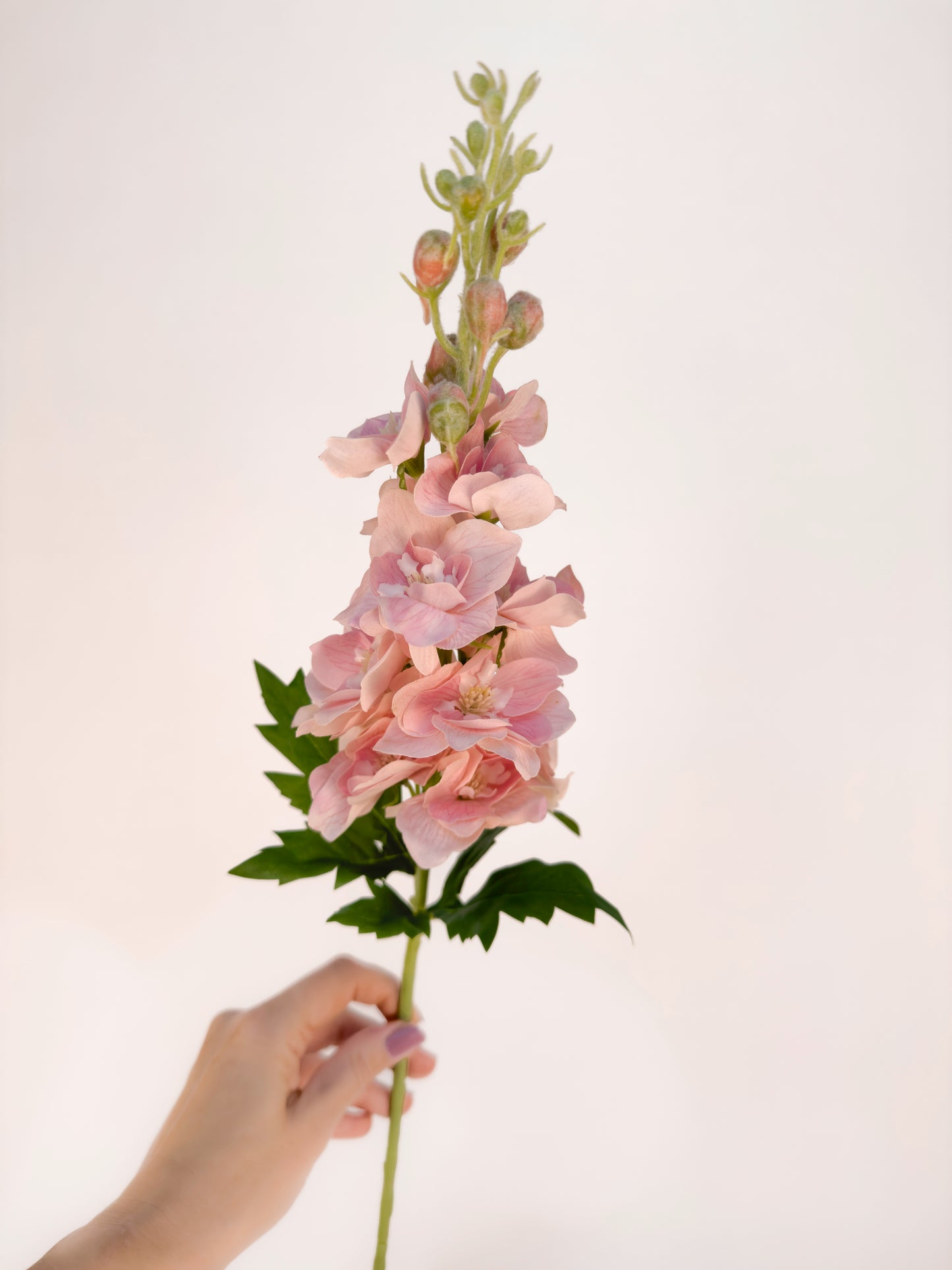 Pink Delphinium -Artificial Real Touch