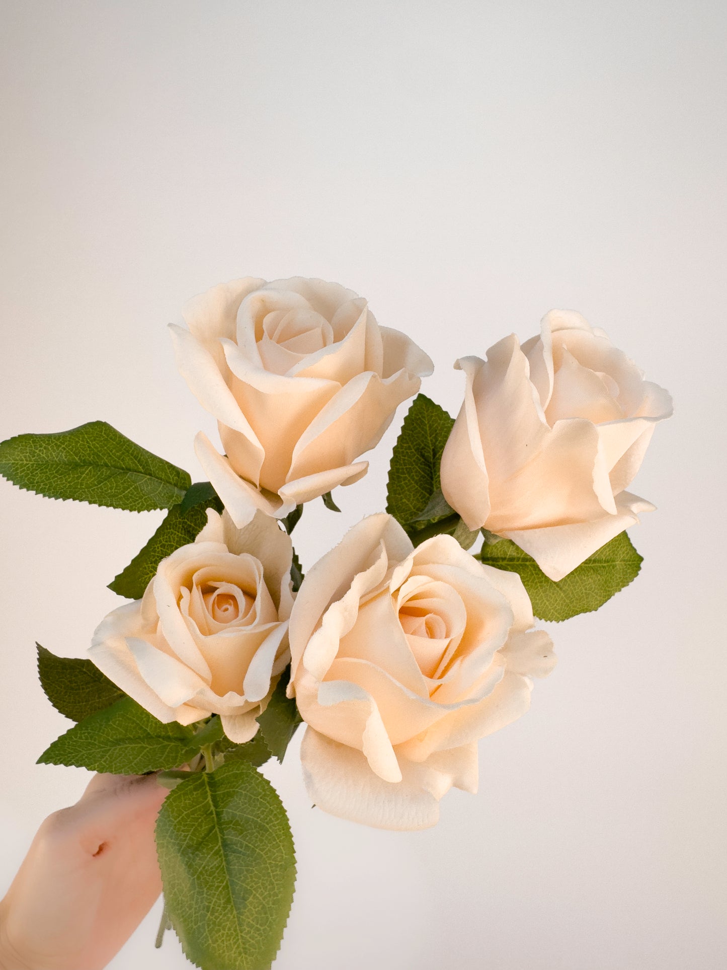 James Peach Sweetheart Rose -Artificial Real Touch
