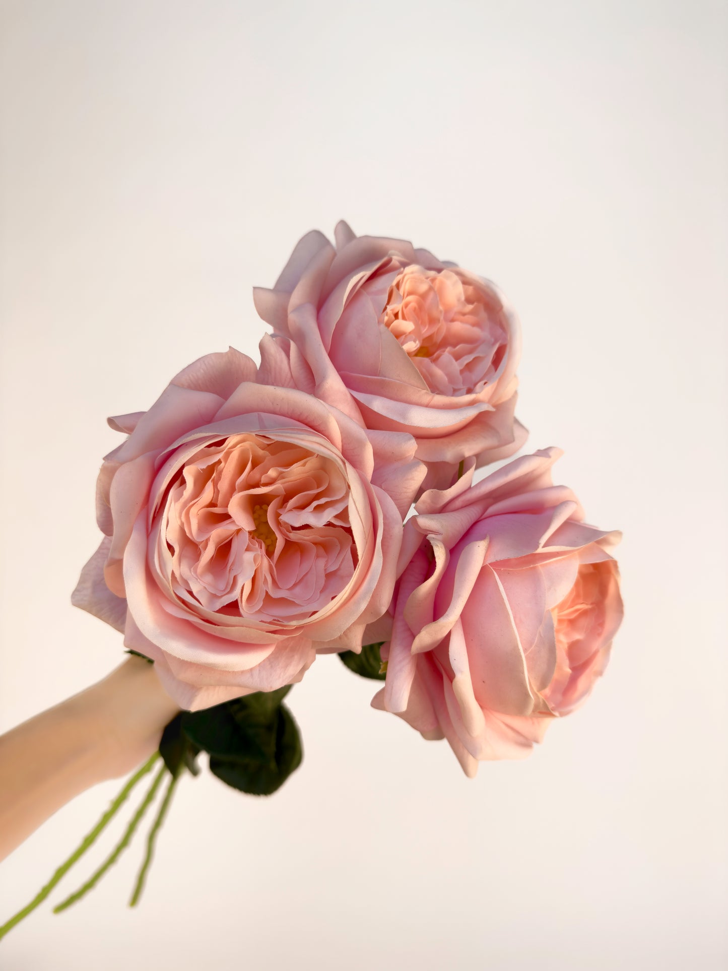 Mayras Bridal Pink Rose -Artificial Real Touch